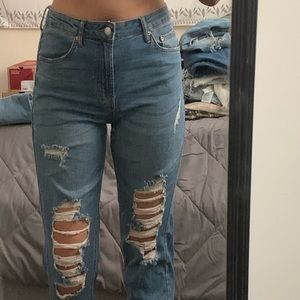 denim boyfriend jeans